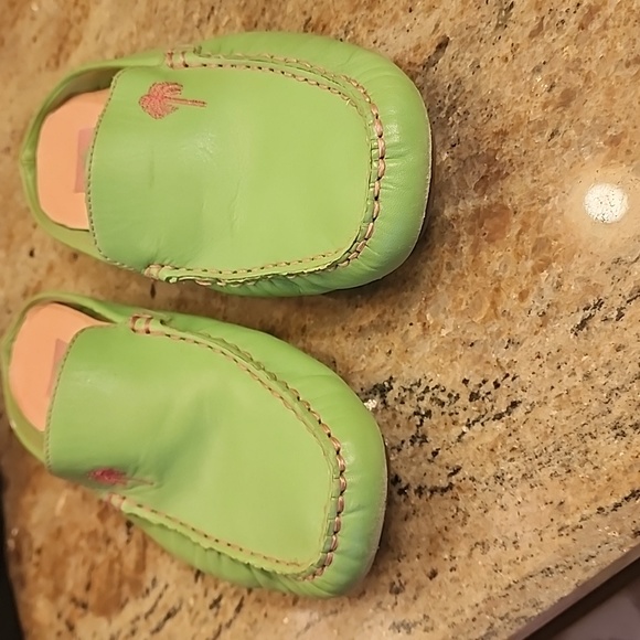 Lilly Pulitzer Lime Green Moccasin - Picture 2 of 4
